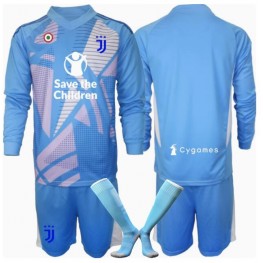 Juventus Keeper Derde tenue Kids 2024-25 Lange Mouw (+ Korte broeken)